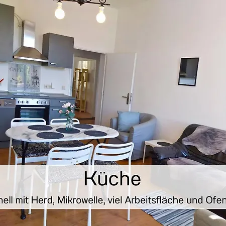 Lejlighed Muehlenstrasse - Zentrumsnah, Parkplatz Inklusive - Ideal Fuer Familien, Paare Und Geschaeftsleute Chemnitz